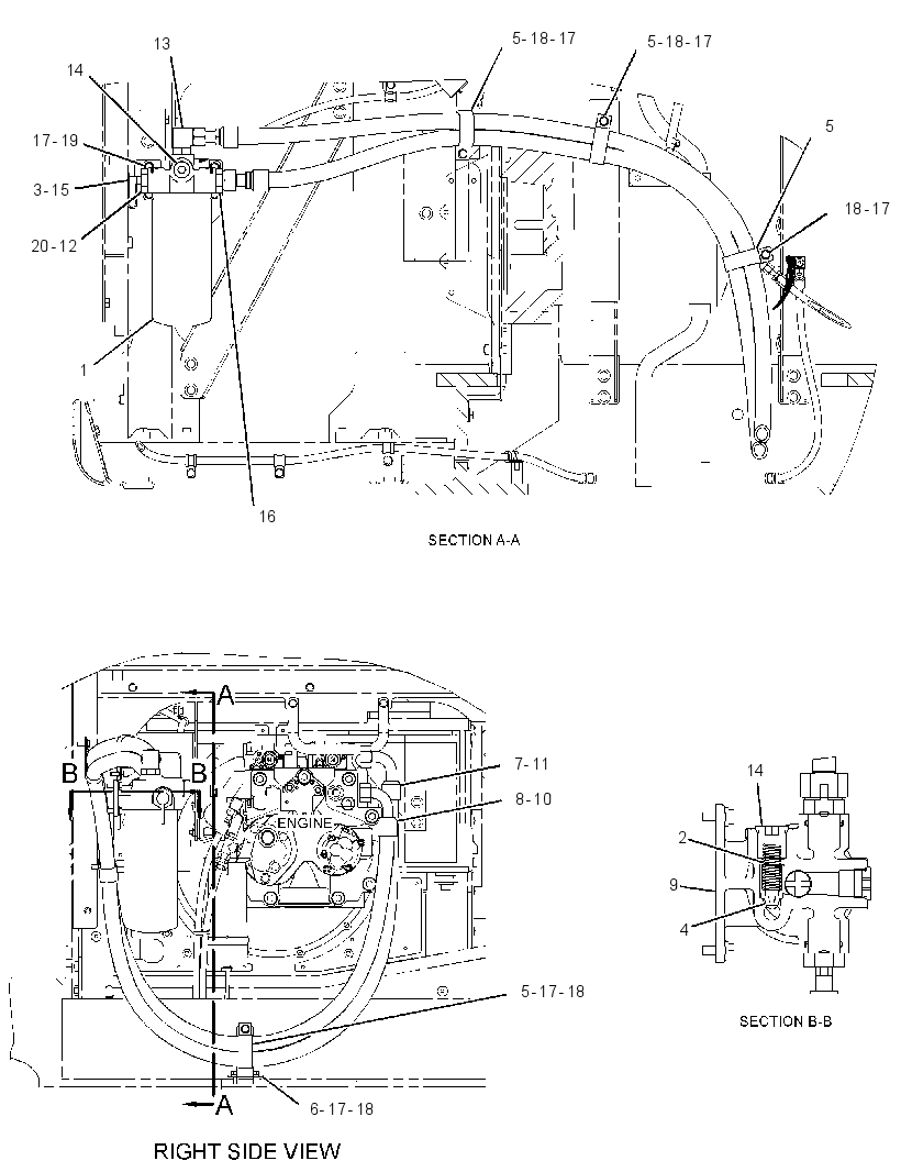 FILTER & MTG GP-ENGINE OIL 3244382 CAT