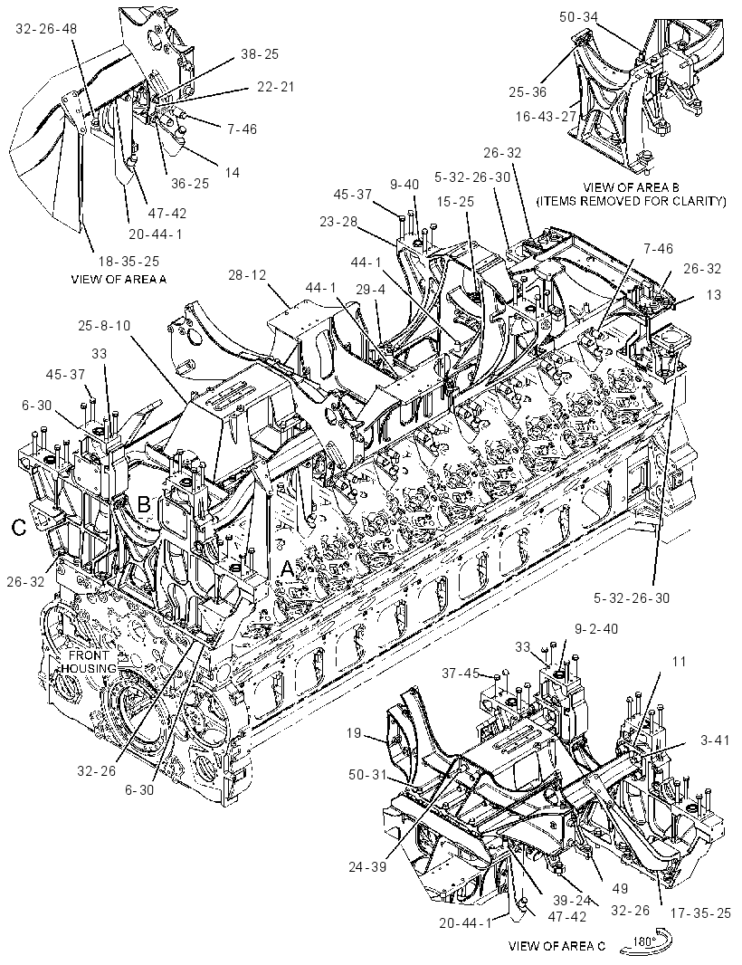 Опора с креплением 3519001 CAT