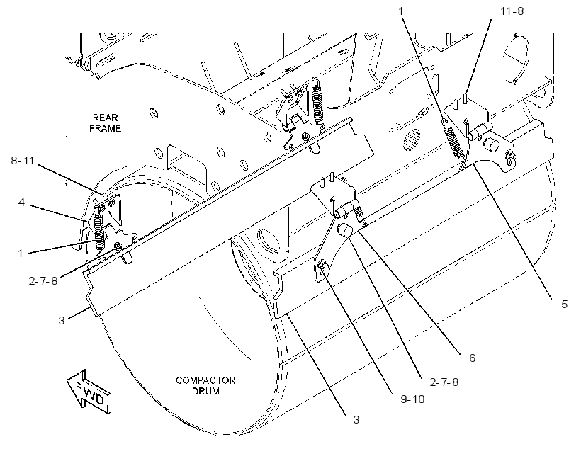 SCRAPER GP-DRUM 3642373 CAT