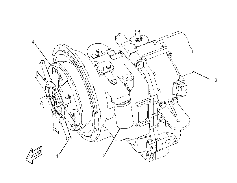 TRANSMISSION AR-DIRECT DRIVE 3236774 CAT