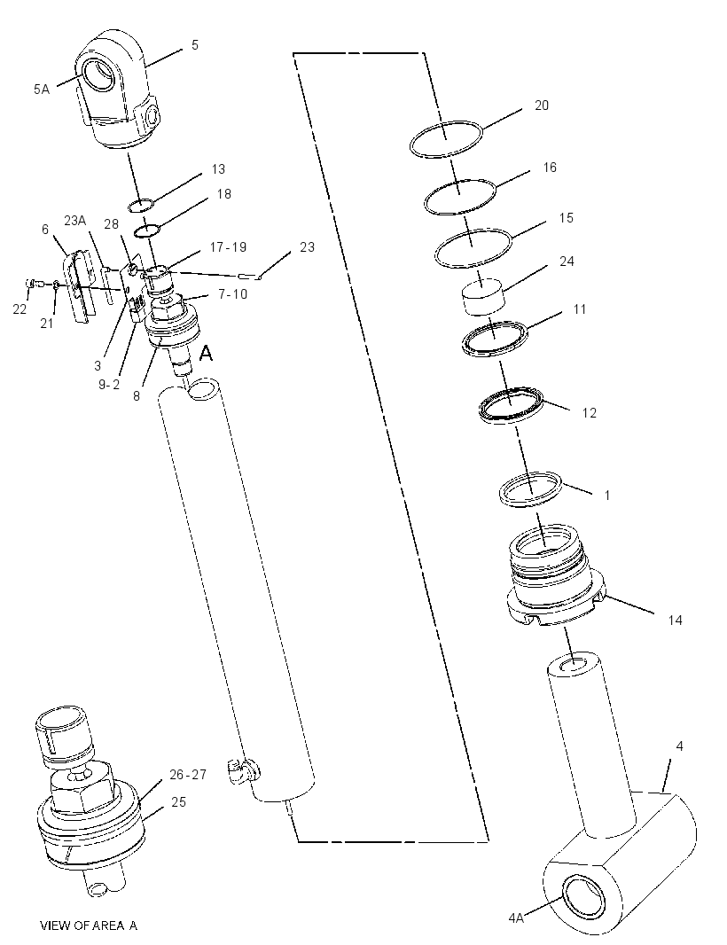 CYLINDER GP-BACKHOE BUCKET 2107095 CAT