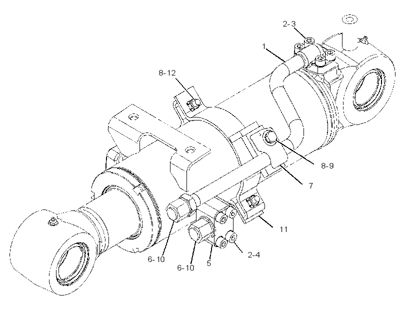 LINES GP-BLADE CYLINDER 3852839 CAT