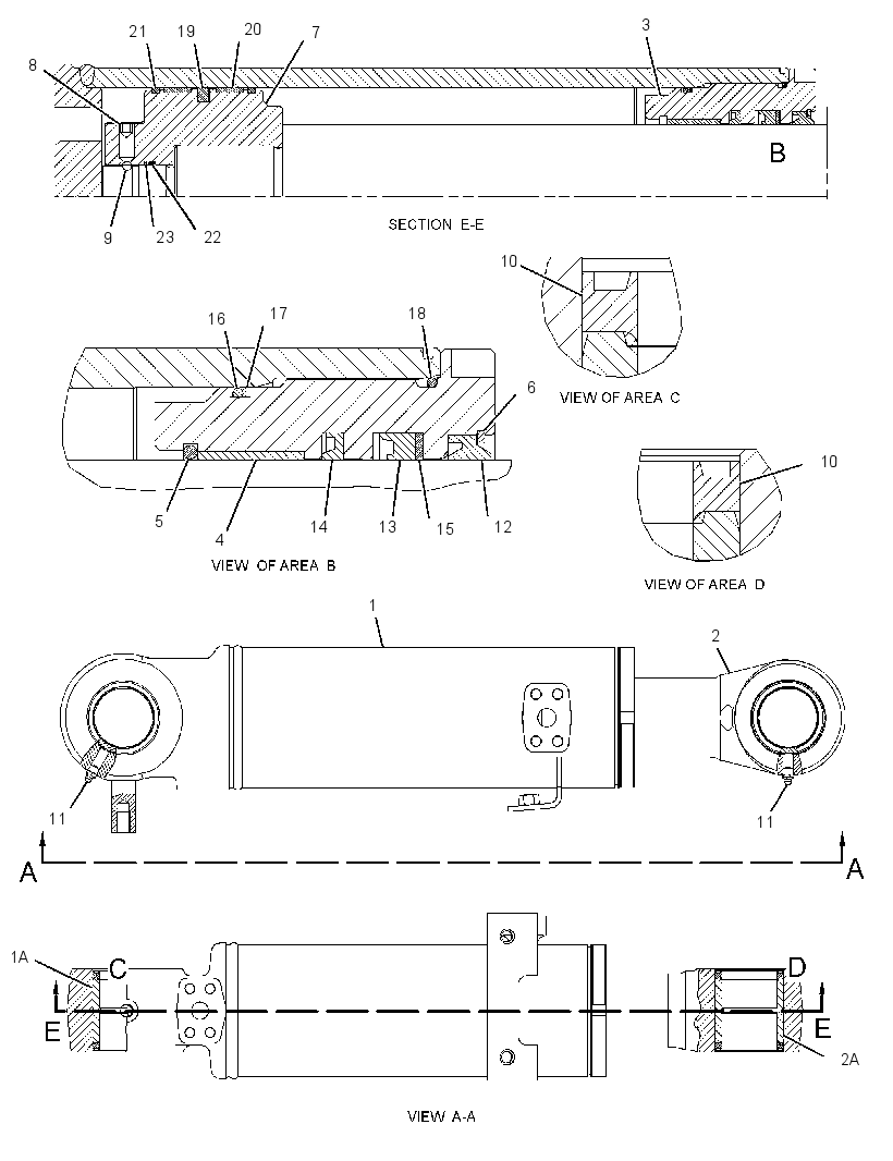 CYLINDER & SEAL GP-BLADE 3852886 CAT