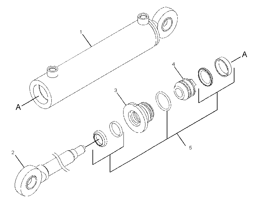CYLINDER GP-SAW 3893840 CAT