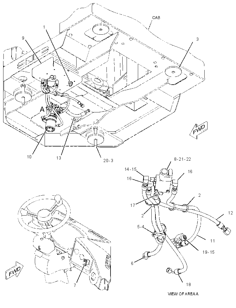 STEERING AR 3577415 CAT