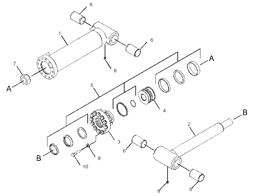 CYLINDER GP-GRAPPLE 4387948 CAT