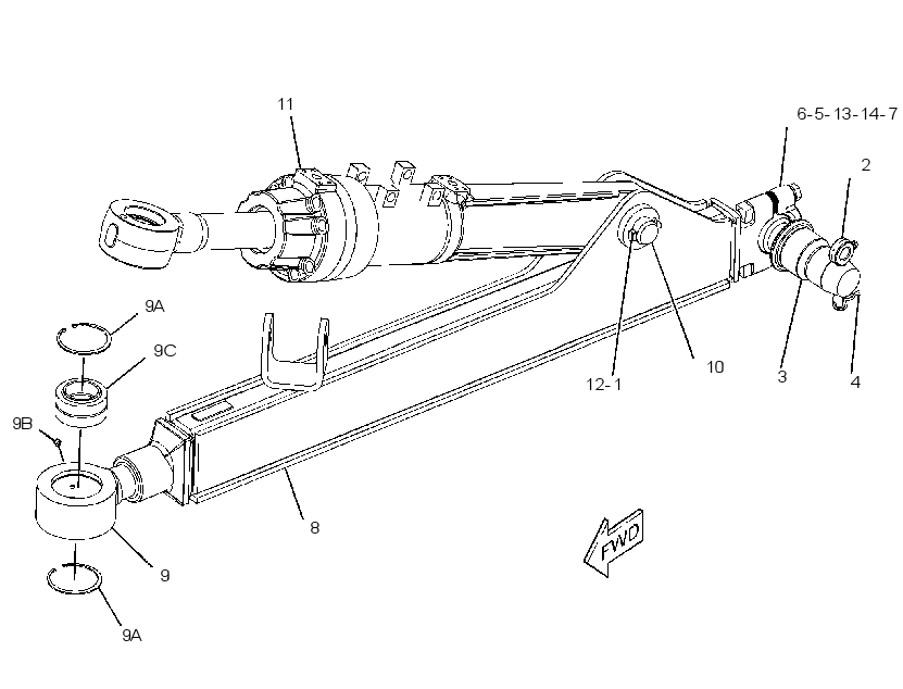 BRACE GP-BULLDOZER 3094058 CAT