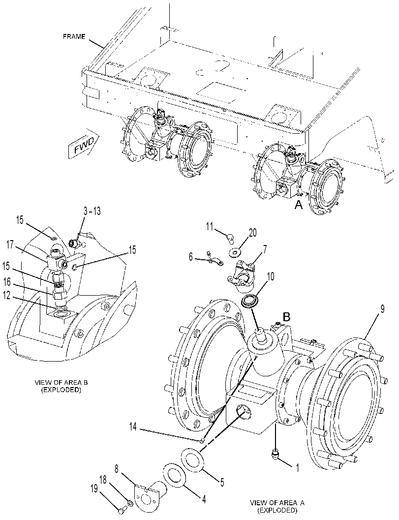AXLE GP-DRIVE 2106752 CAT
