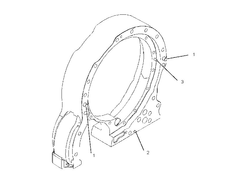 HOUSING AS-TORQUE CONVERTER 3752451 CAT