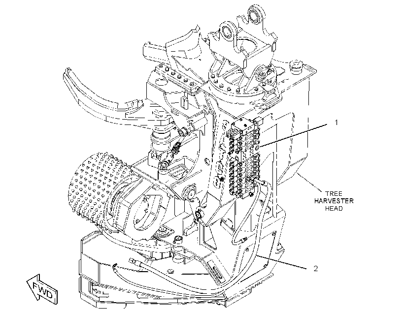 VALVE & LINES GP-CHAIN SAW 4398738 CAT