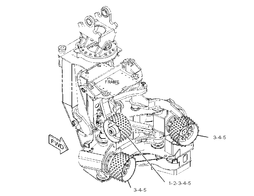 ROLLER GP-FEED 4404605 CAT