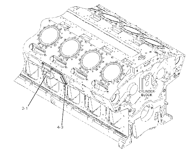 Крышка распредвала 4321156 CAT