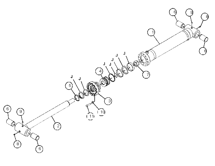 CYLINDER GP-GRAPPLE 3893837 CAT