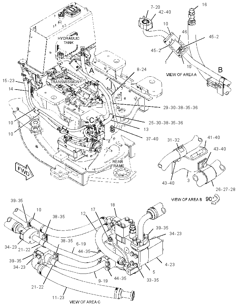 VALVE & LINES GP-SEC STEERING 4168848 CAT