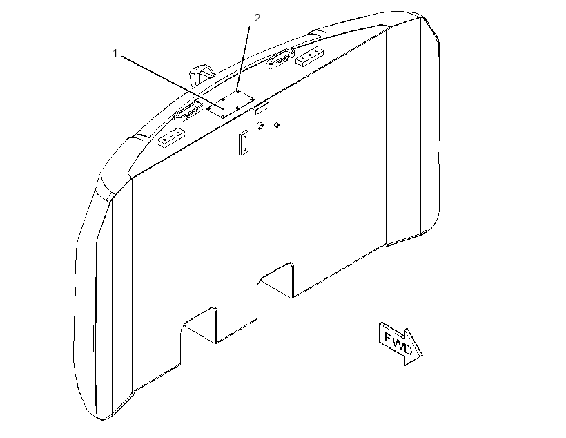 COUNTERWEIGHT AS 3490137 CAT
