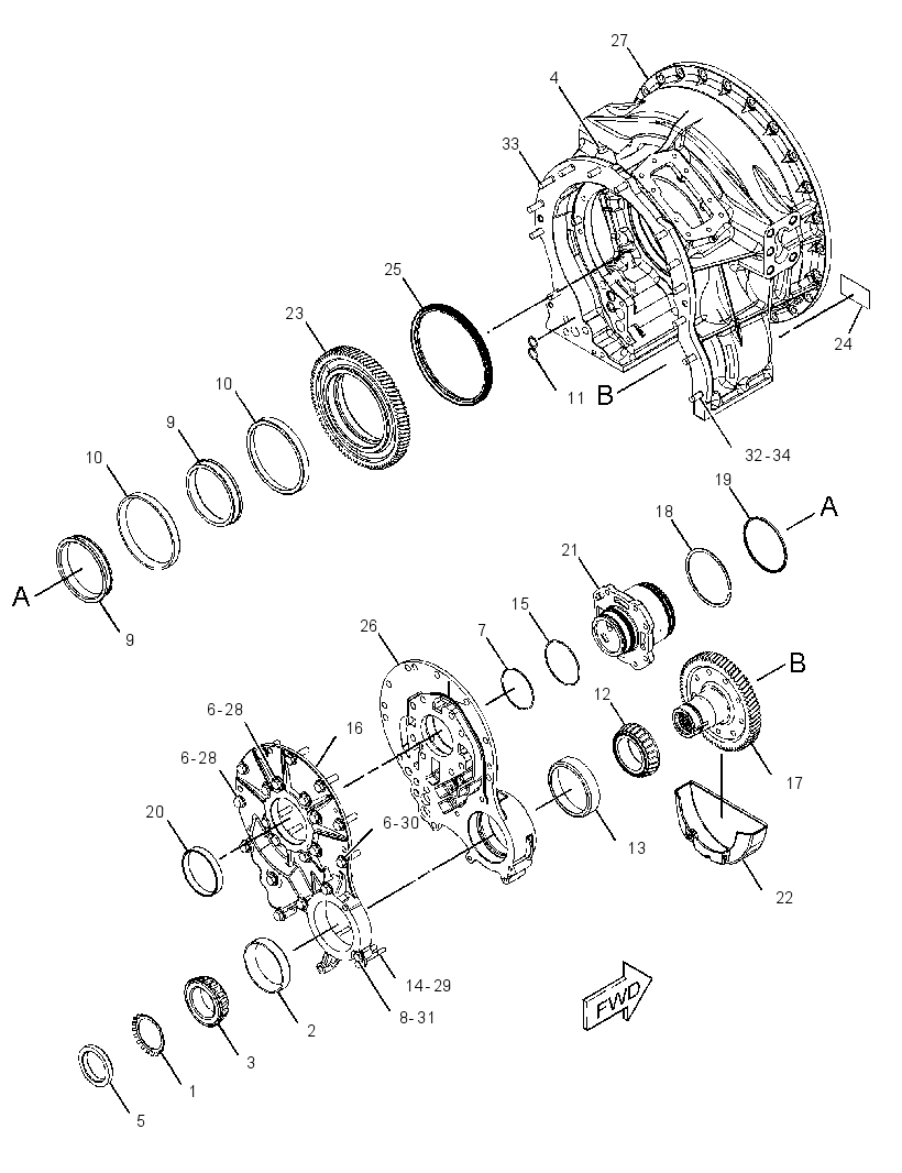 HOUSING GP-TORQUE CONVERTER 4187982 CAT