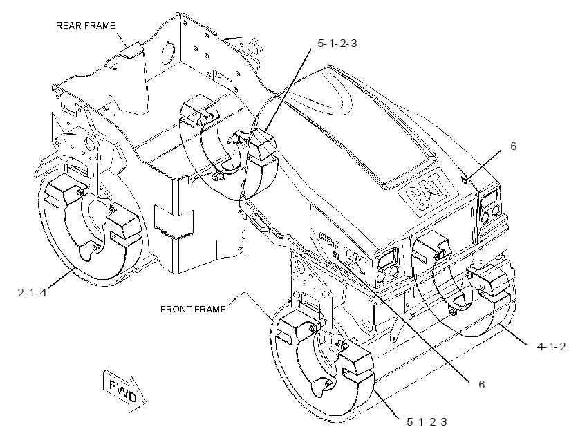 BALLAST GP-FRAME 3615796 CAT