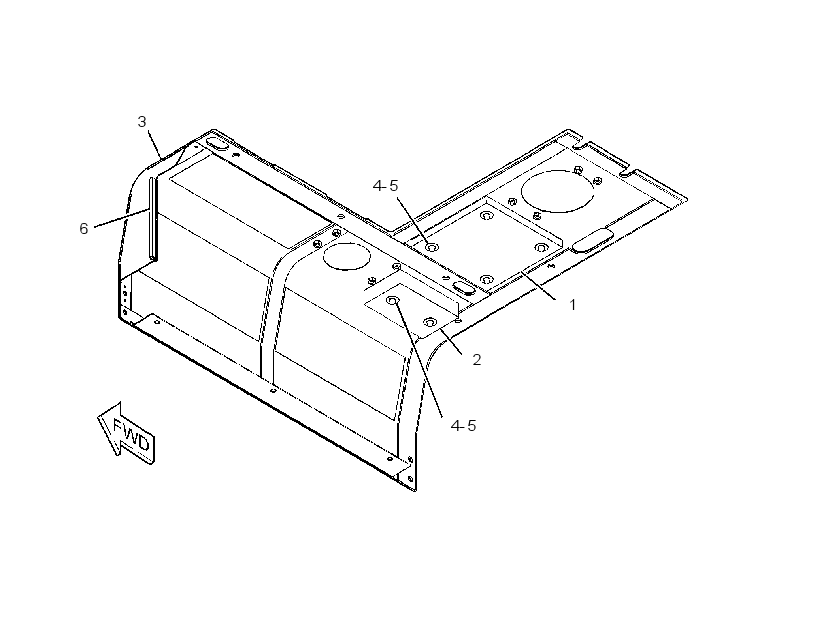 HOOD GP-ENGINE COMPARTMENT 3828524 CAT