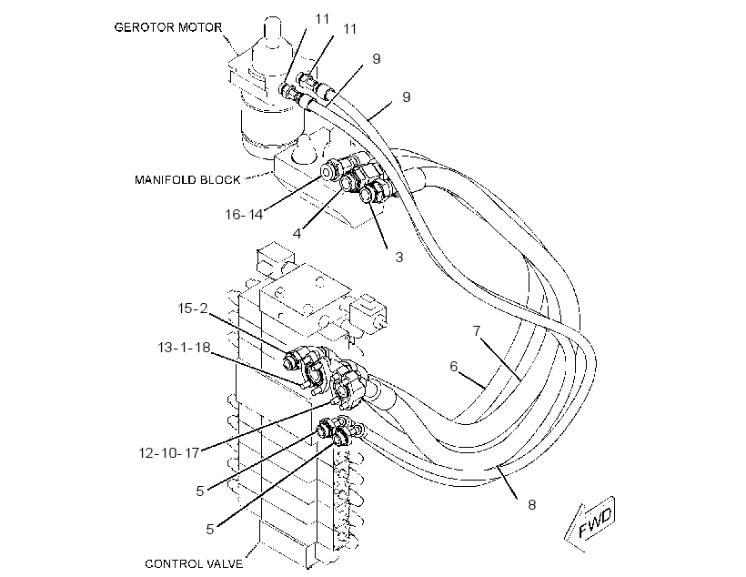 LINES GP-ROTATOR 4404599 CAT