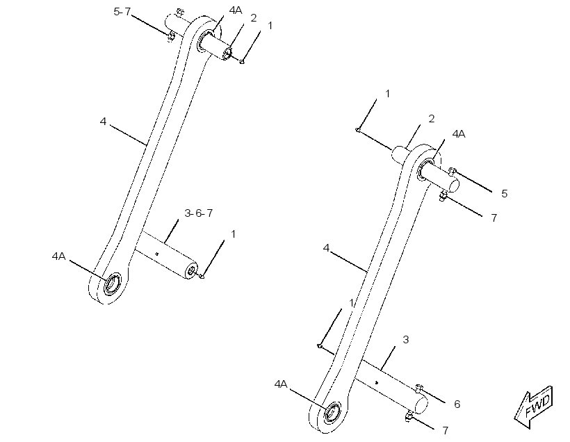 MOUNTING GP-FELLING HEAD 3861436 CAT