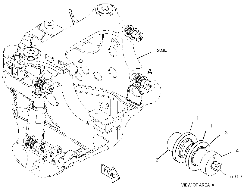 MOUNTING GP-SUSPENSION 3284002 CAT