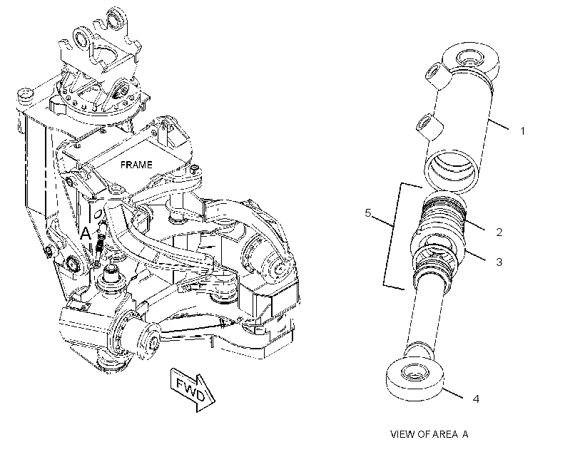 CYLINDER GP-MEASURING ARM 4387937 CAT
