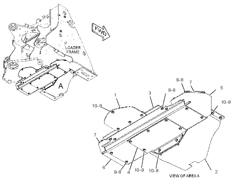 GUARD GP-LOADER FRAME 3881057 CAT