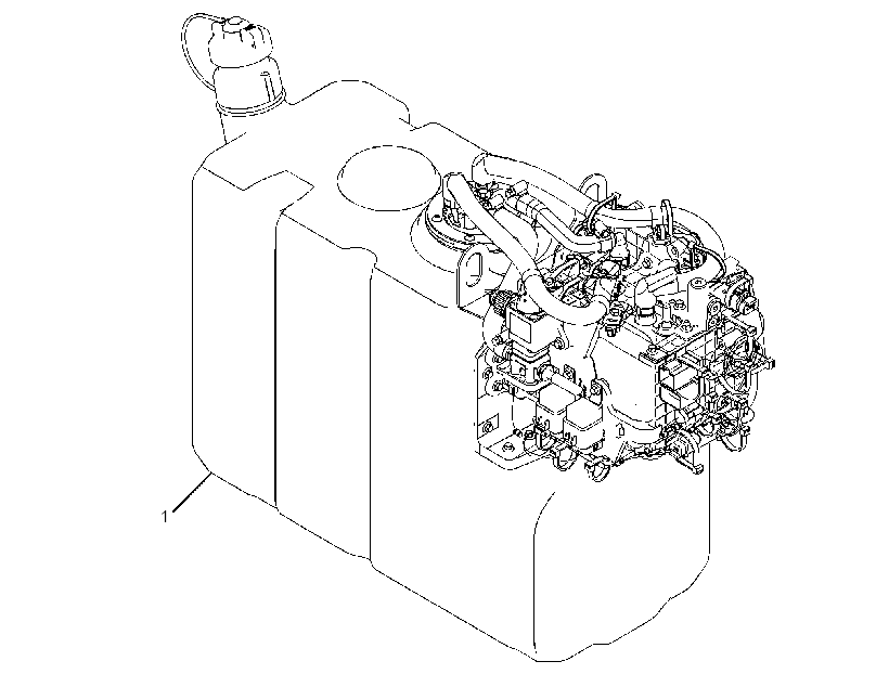 Модуль AdBlue (компоновка) 3892695 CAT