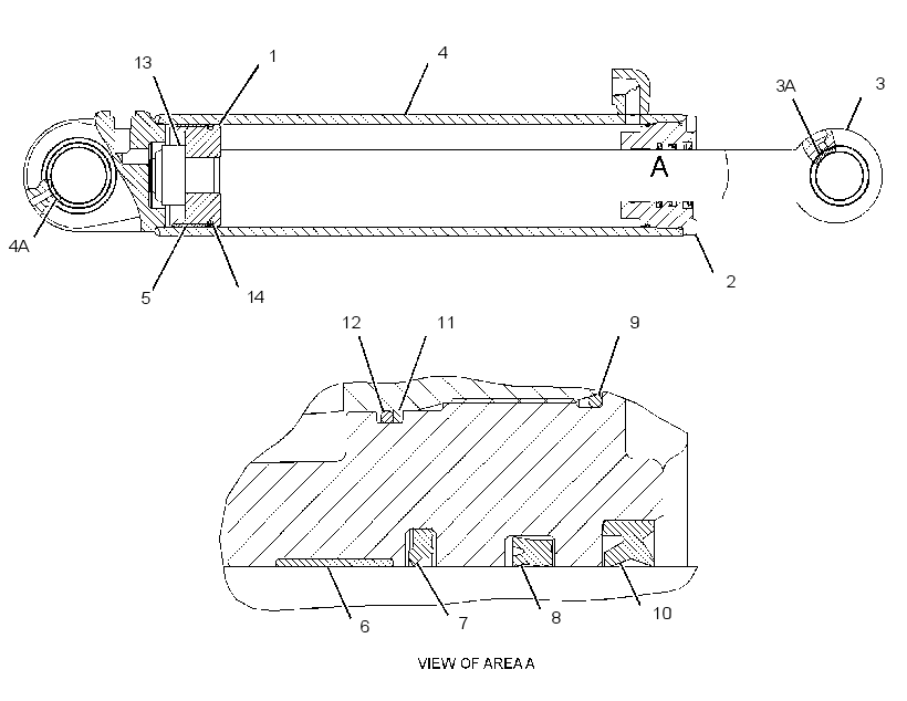 CYLINDER GP-TONG 4161346 CAT