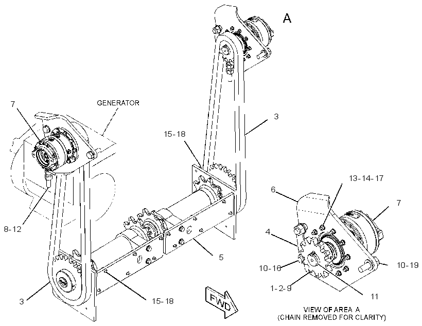 DRIVE GP-CONVEYOR 3524622 CAT