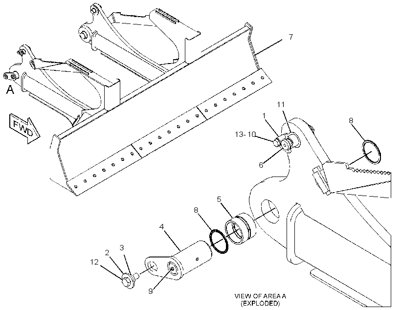 BLADE GP-DECKING 3855005 CAT