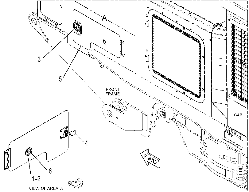 DOOR GP-HOOD 4245700 CAT