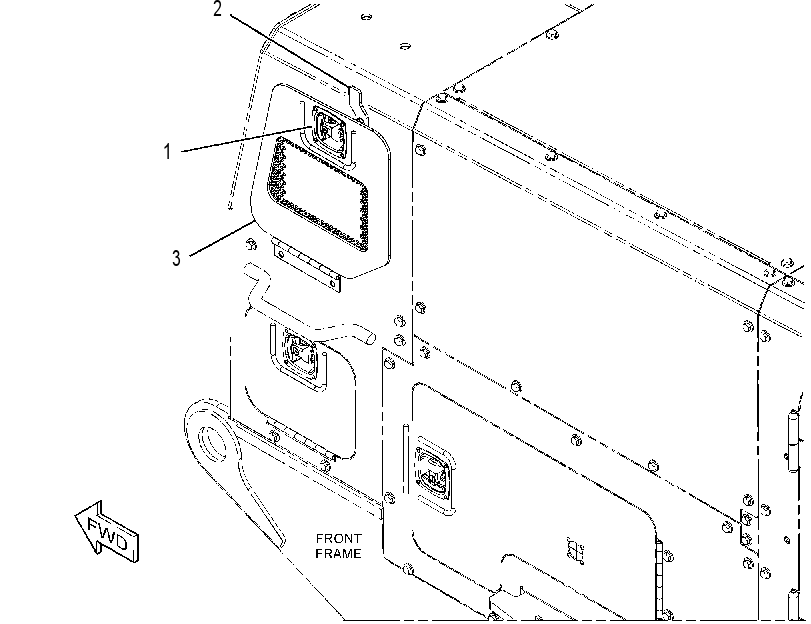 DOOR GP-HOOD 4245685 CAT
