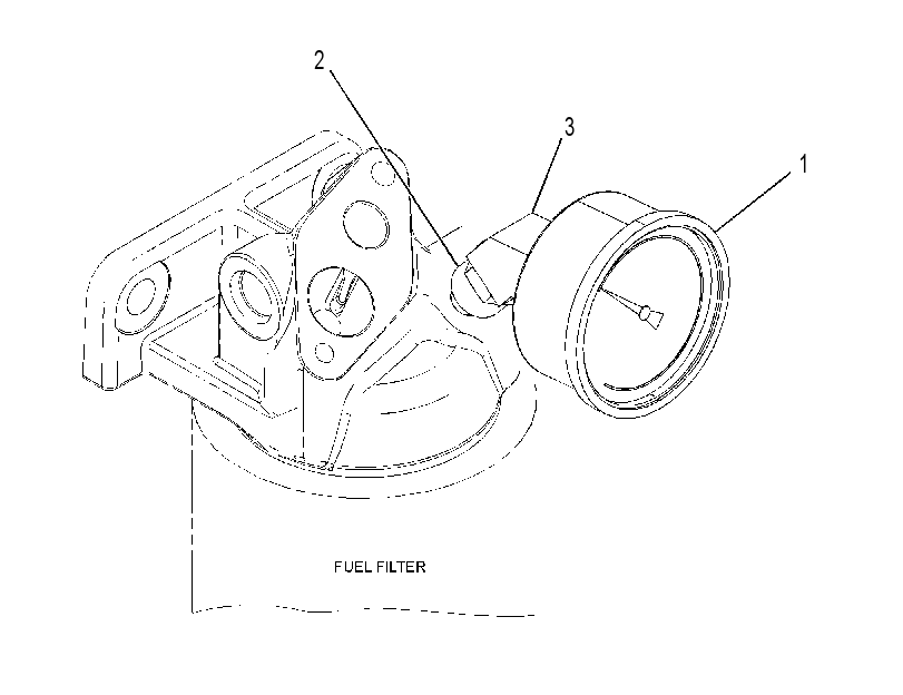GAUGE GP-FUEL PRESSURE 4426709 CAT
