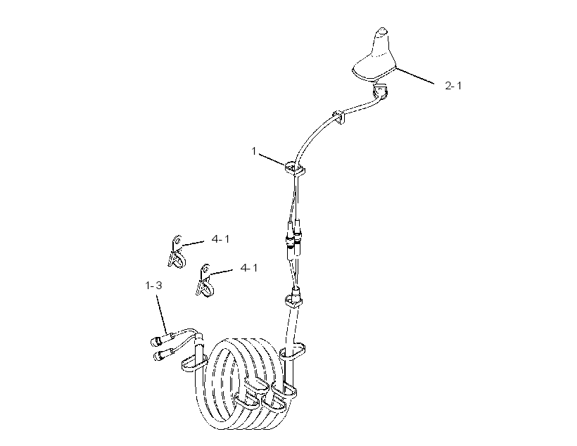 ANTENNA & MOUNTING GP 3413430 CAT