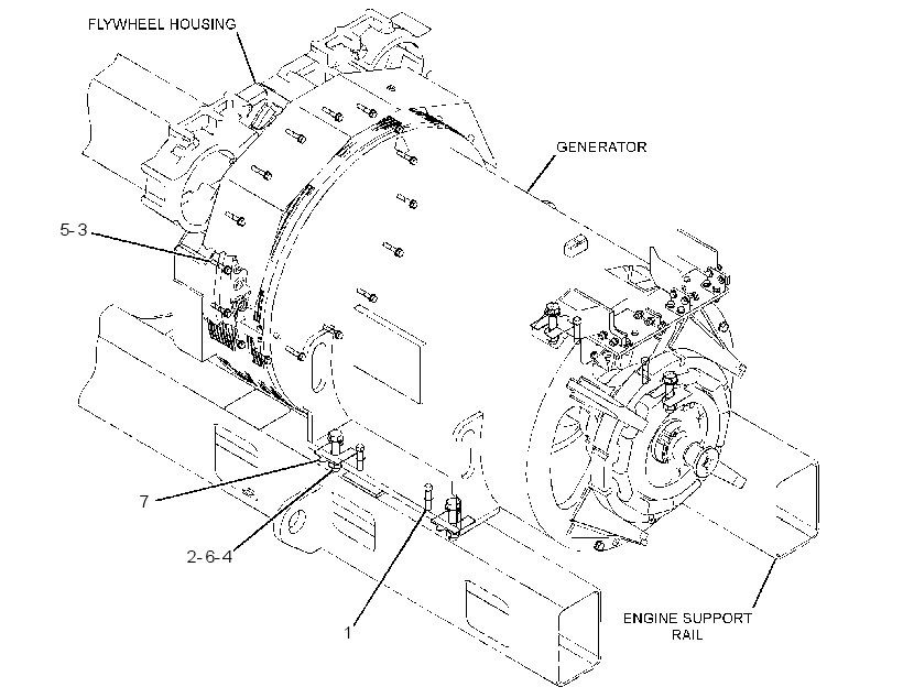 FASTENER GP-GENERATOR 4204191 CAT