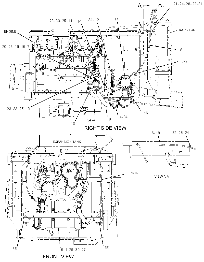 COOLER & MTG GP-HYDRAULIC OIL 3747420 CAT