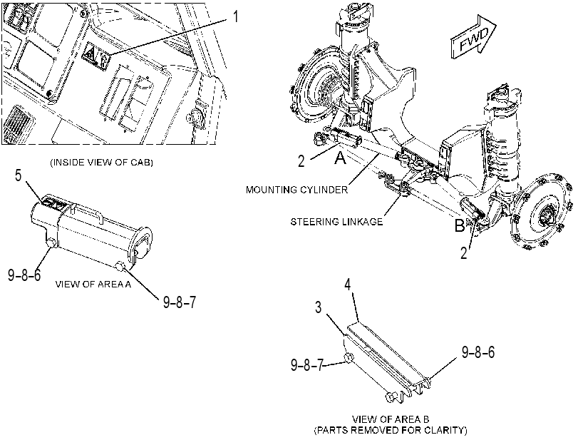 LOCK GP-STEERING CYLINDER 4172747 CAT