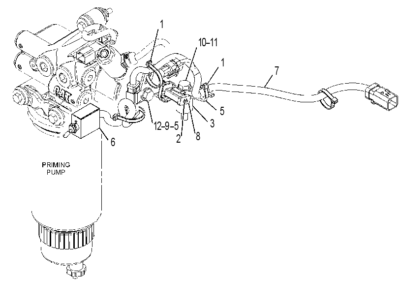 WIRING GP-FUEL PUMP 3966417 CAT