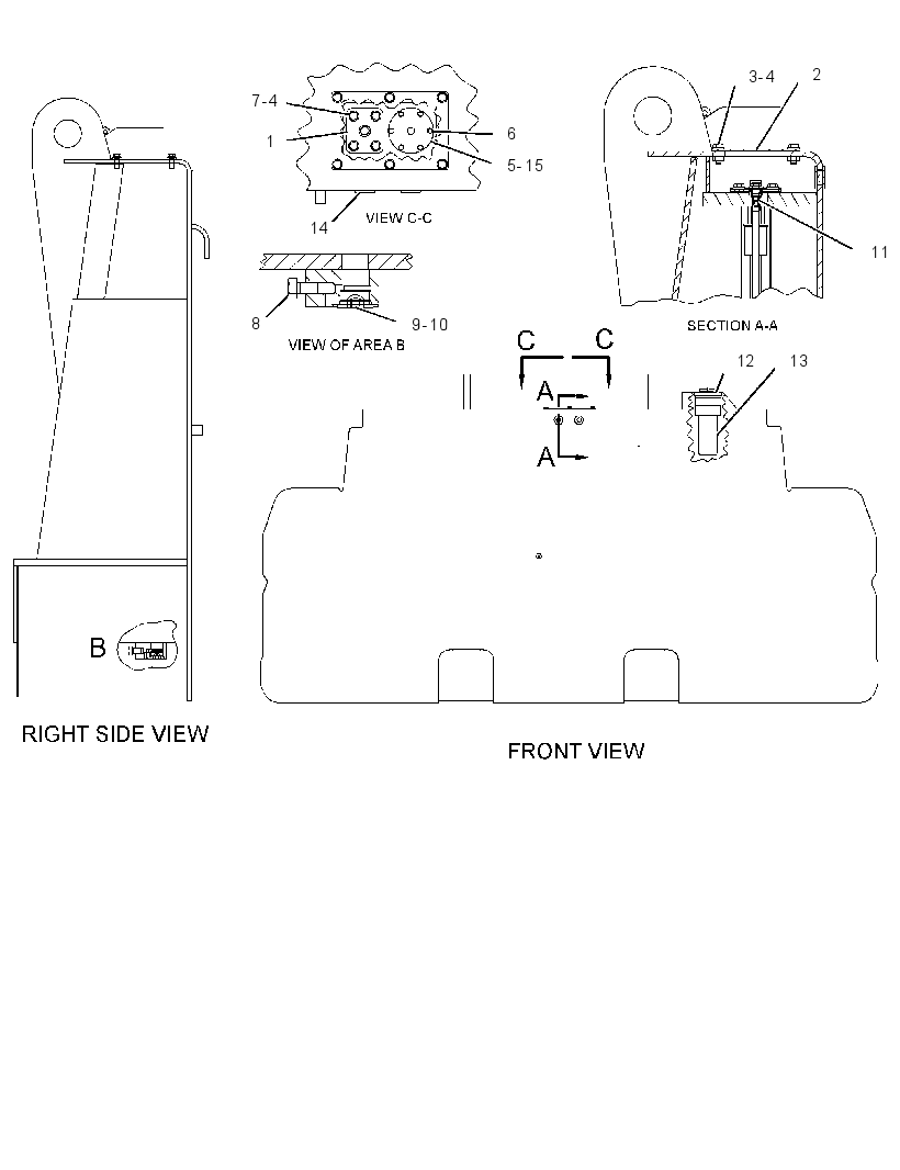 COUNTERWEIGHT GP-FUEL 1378817 CAT