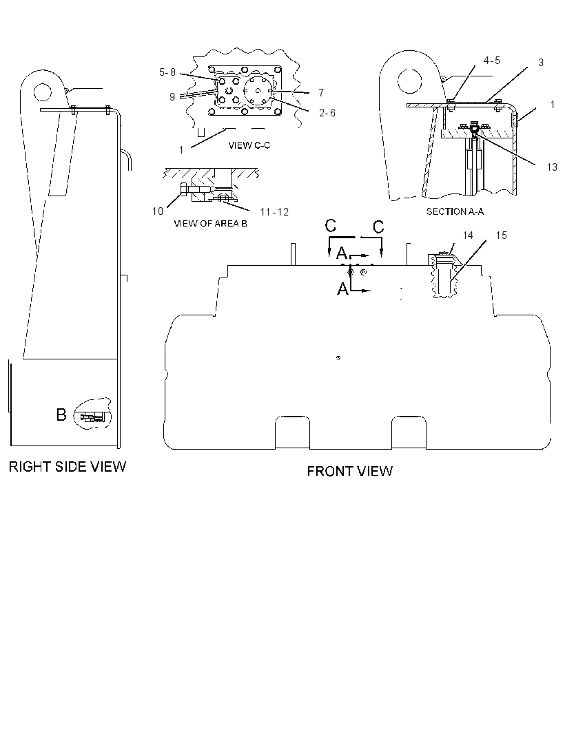 COUNTERWEIGHT GP-FUEL 1396864 CAT