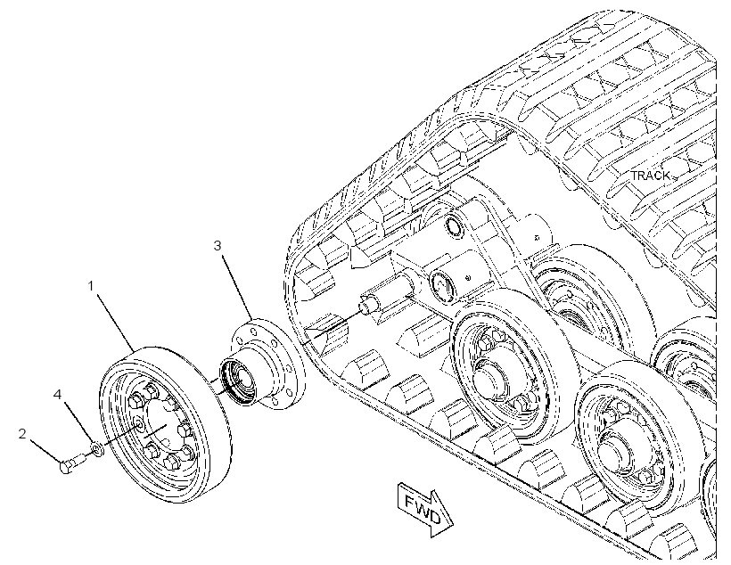 WHEEL GP-IDLER 3897582 CAT