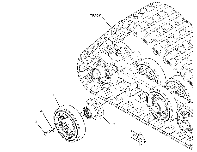 WHEEL GP-BOGIE 3897585 CAT