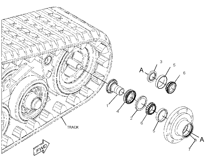 AXLE GP-IDLER 3897588 CAT