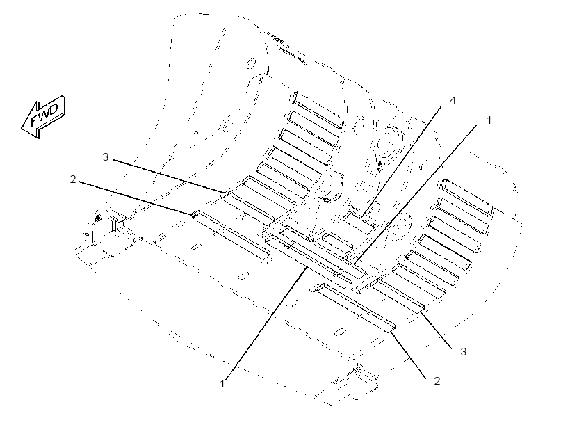 Плита износостойкая 3175445 CAT