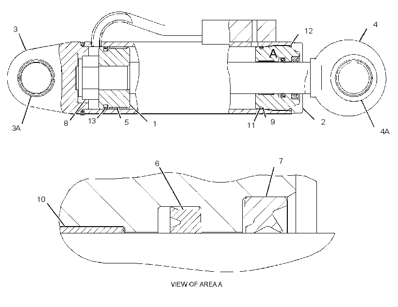 CYLINDER GP-AXLE LOCK 2050055 CAT