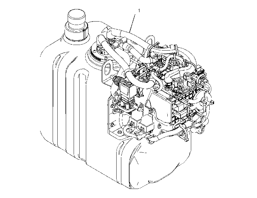 Модуль AdBlue (компоновка) 3892693 CAT