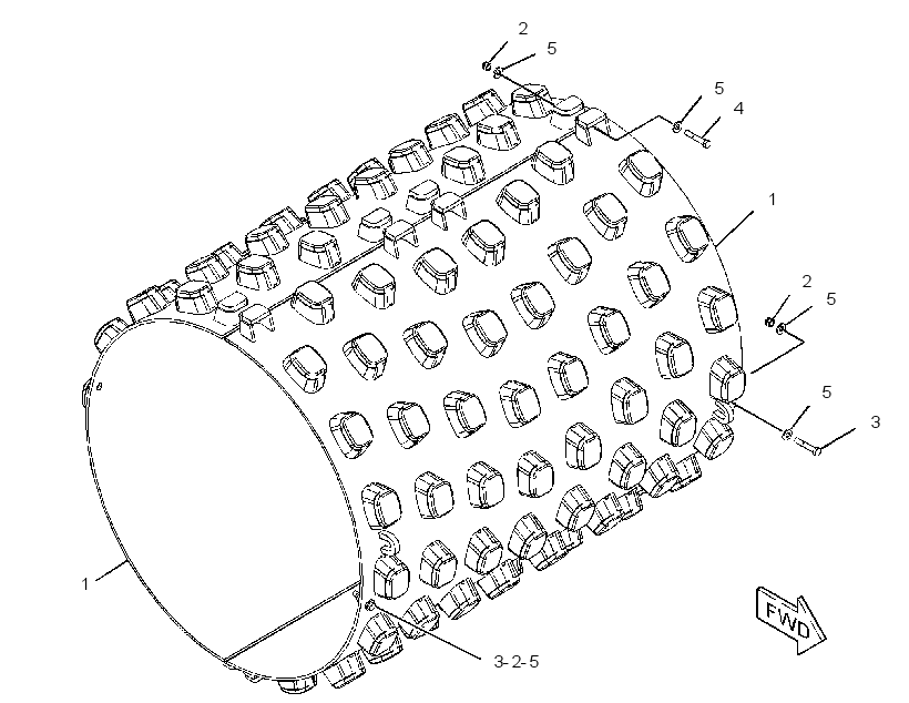 SHELL GP-PADDED 4228832 CAT