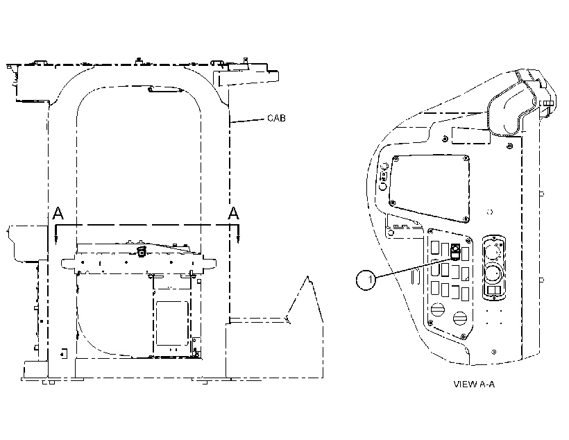 SWITCH GP-SECONDARY STEERING 4154236 CAT