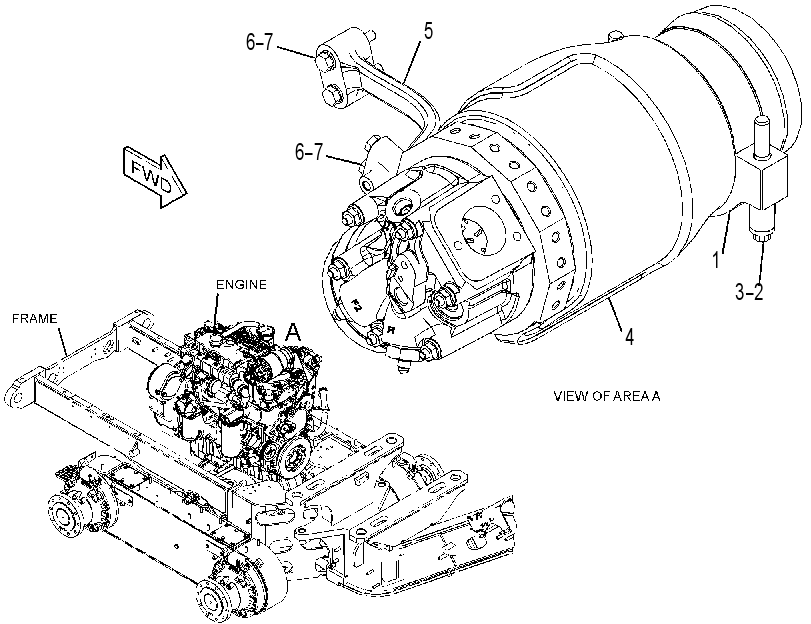 COMBUSTION & MTG GP-EXHAUST 3844285 CAT